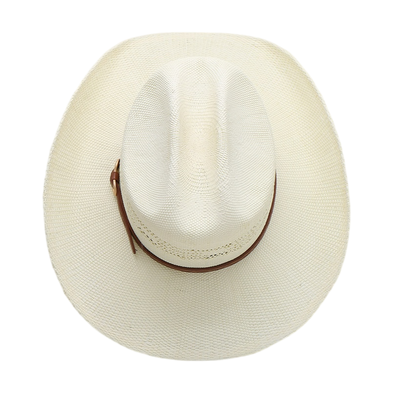 No. 777 Paper Straw Cowboy Hat with Vented Crown