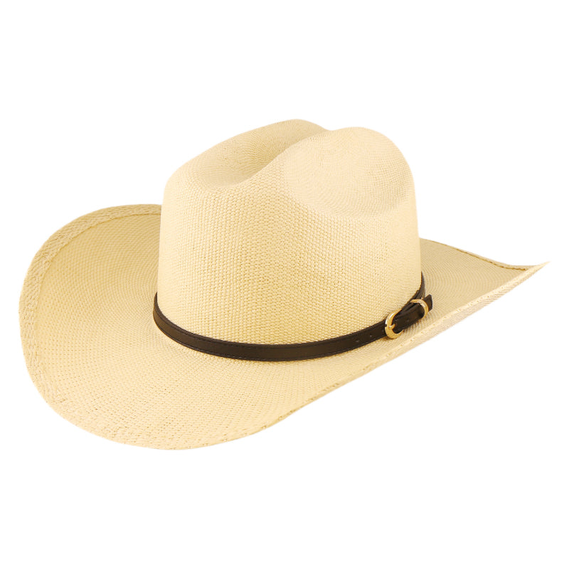 No. 947 Paper Straw Cowboy Hat with Buckle Band