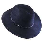 No. 1070 Woolen Felt Western Fedora Hat with Silver-Studded Band