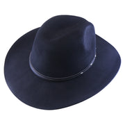 No. 1070 Woolen Felt Western Fedora Hat with Silver-Studded Band