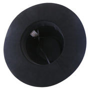 No. 1071 Distressed Woolen Felt Gambler Hat with Playing Card and Feather