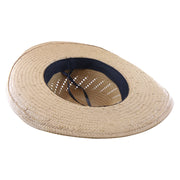 No. 1140 Paper Straw Fedora Hat with Aztec Band