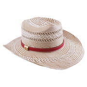No. 1150 Paper Straw Cowboy Hat with Vented Two-Tone Weave