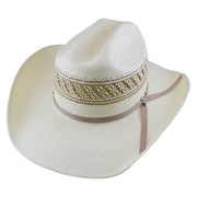 No. 1151 Paper Straw Cowboy Hat with Diamond Vented Crown