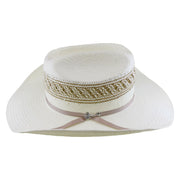 No. 1151 Paper Straw Cowboy Hat with Diamond Vented Crown
