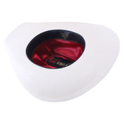 No. 1159 Canvas Cowboy Hat with Vented Crown and Feather Accent