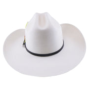 No. 1159 Canvas Cowboy Hat with Vented Crown and Feather Accent