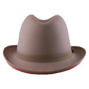 No. 1163 Polyester Felt Fedora Hat with Metal Emblem