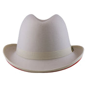 No. 1163 Polyester Felt Fedora Hat with Metal Emblem
