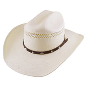 No. 1177 Paper Straw Cowboy Hat with Studded Hat Band