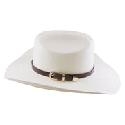 No. 1179 Paper Straw Cowboy Hat with Metal Buckle Band