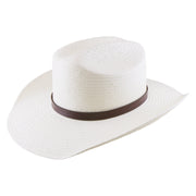 No. 1179 Paper Straw Cowboy Hat with Metal Buckle Band