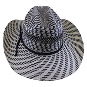 No. 1182 Paper Straw Cowboy Hat with Geometric Weave