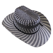 No. 1182 Paper Straw Cowboy Hat with Geometric Weave