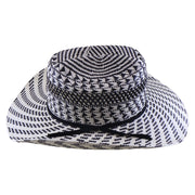 No. 1182 Paper Straw Cowboy Hat with Geometric Weave