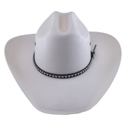 No. 1188 Canvas Cowboy Hat with Patterned Cord Band