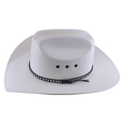 No. 1188 Canvas Cowboy Hat with Patterned Cord Band