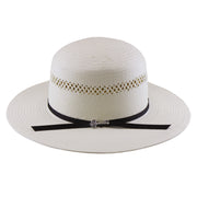 No. 1234 Paper Straw Gambler Hat with Ribbon Tie