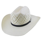 No. 1240 Paper Straw Cowboy Hat with Diamond Vent Weave