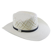 No. 1240 Paper Straw Cowboy Hat with Diamond Vent Weave
