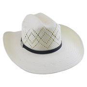 No. 1240 Paper Straw Cowboy Hat with Diamond Vent Weave