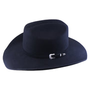 No. 1260 Black Woolen Felt Cowboy Hat with Belt