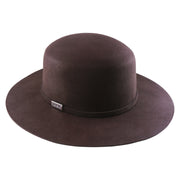 No. 1263 Woolen Felt Round-Crown Rancher Hat with Tonal Felt Band