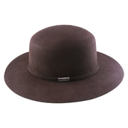 No. 1263 Woolen Felt Round-Crown Rancher Hat with Tonal Felt Band