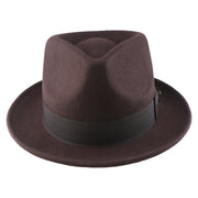 No. 1267 100% Wool Felt Stingy-Brim Fedora
