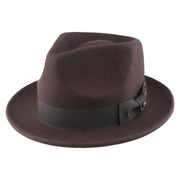 No. 1267 100% Wool Felt Stingy-Brim Fedora