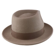 No. 1267 100% Wool Felt Stingy-Brim Fedora