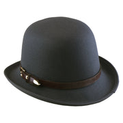 No. 1269 Polyester Felt Bowler Hat with Buckle Band