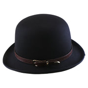 No. 1269 Polyester Felt Bowler Hat with Buckle Band