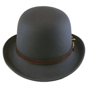 No. 1269 Polyester Felt Bowler Hat with Buckle Band