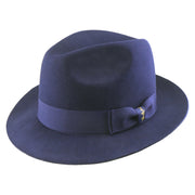 No. 1272 Woolen Felt Fedora Hat with Grosgrain Ribbon Band