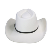 No. 588 Wide-Brim Cowboy Hat with Buckle Band