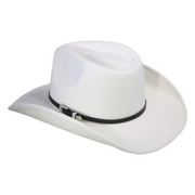 No. 588 Wide-Brim Cowboy Hat with Buckle Band