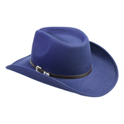 No. 588 Wide-Brim Cowboy Hat with Buckle Band