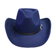 No. 588 Wide-Brim Cowboy Hat with Buckle Band