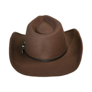 No. 588 Wide-Brim Cowboy Hat with Buckle Band