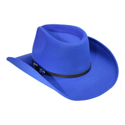 No. 588 Wide-Brim Cowboy Hat with Buckle Band
