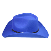No. 588 Wide-Brim Cowboy Hat with Buckle Band