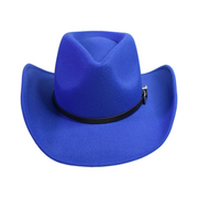 No. 588 Wide-Brim Cowboy Hat with Buckle Band