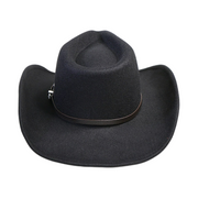 No. 588 Wide-Brim Cowboy Hat with Buckle Band