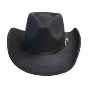 No. 588 Wide-Brim Cowboy Hat with Buckle Band