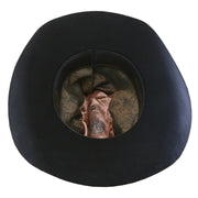 No. 1169 Woolen Felt Cowboy Hat with Metal Feather
