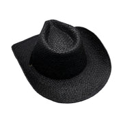 No. 206 Paper Straw Cowboy Hat with Braided Cord Band