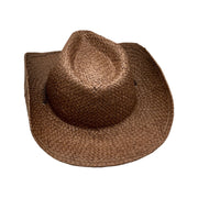 No. 206 Paper Straw Cowboy Hat with Braided Cord Band