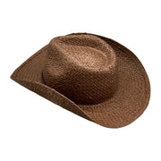 No. 206 Paper Straw Cowboy Hat with Braided Cord Band