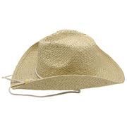 No. 206 Paper Straw Cowboy Hat with Braided Cord Band